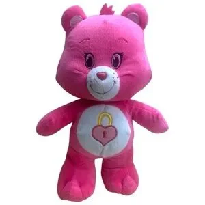 Care Bears Toys Care Bears Secret Bear Pink Heart Lock Plush Toy Stuffed Bear Collectible Poshmark